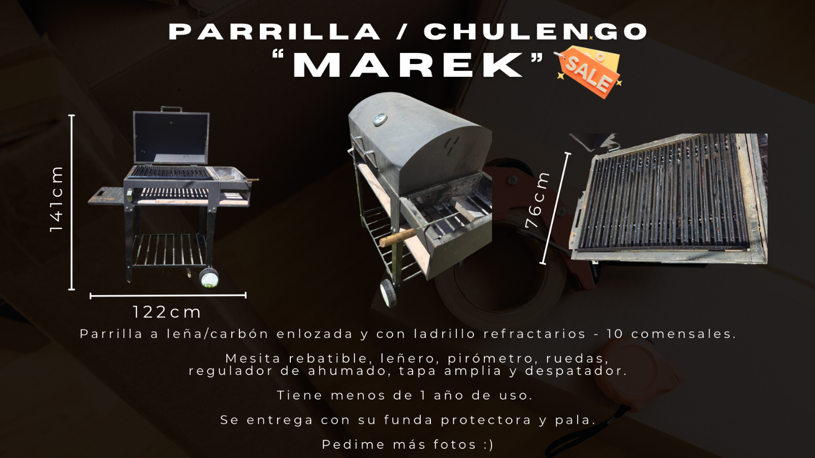 Parrilla/chulengo “MAREK”