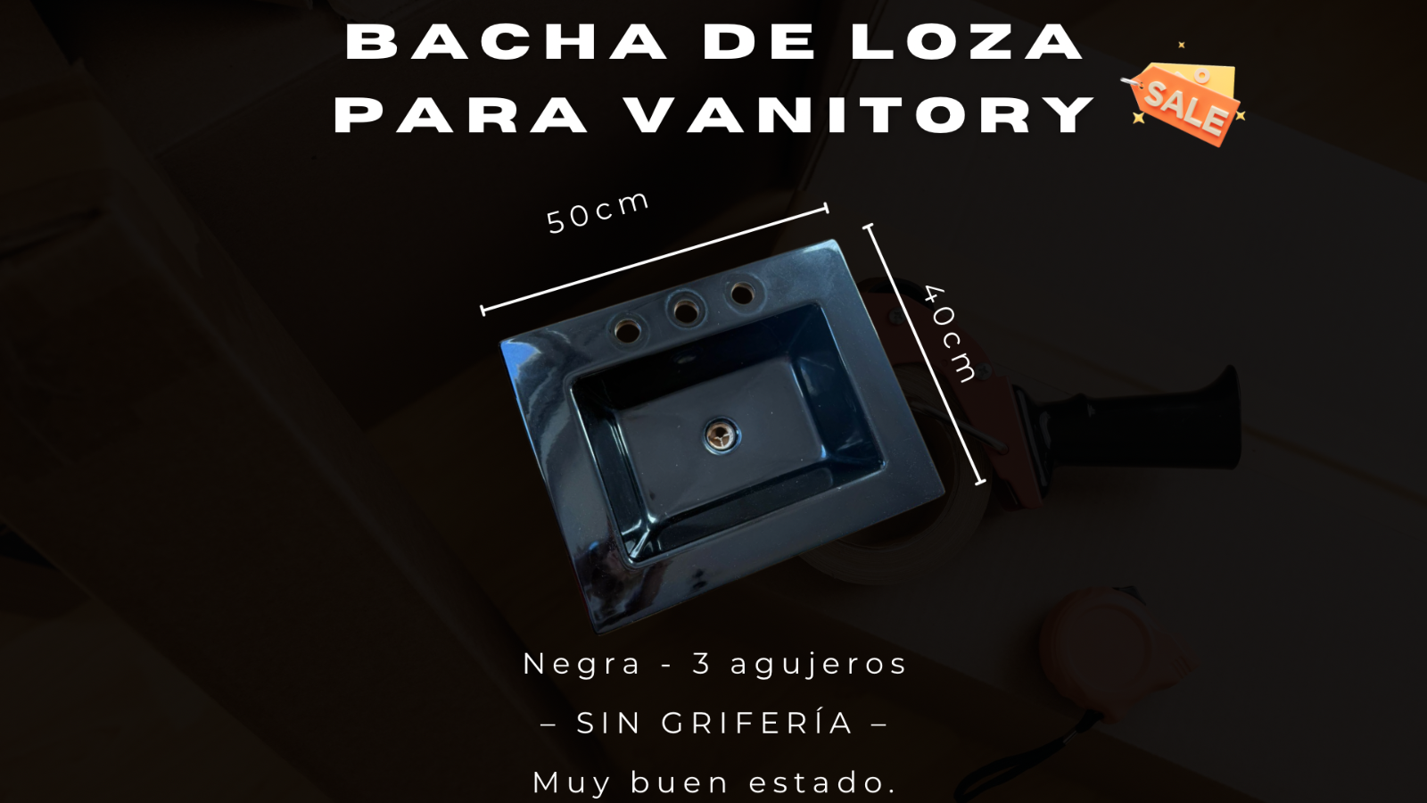 Bacha de loza para vanitory