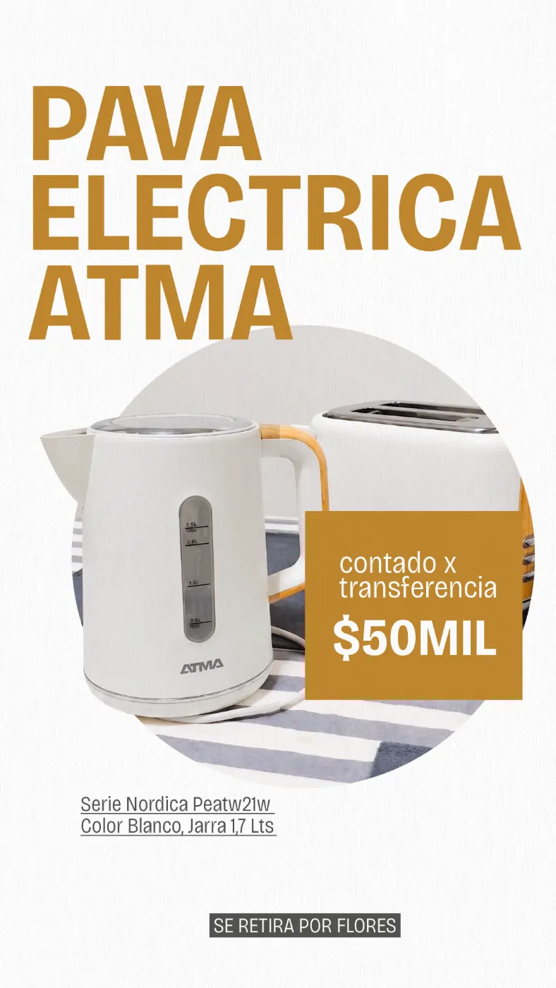 pava electrica atma serie nordica