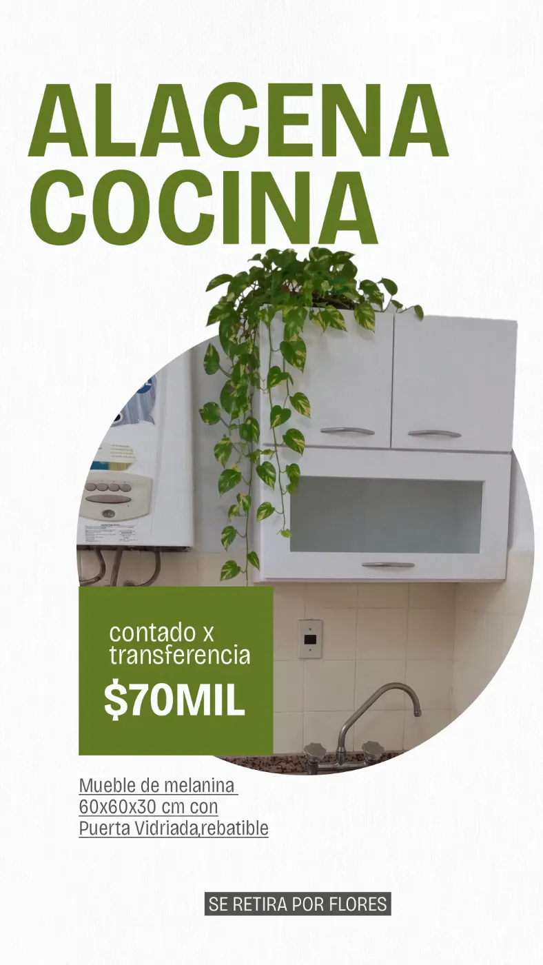 mueble flotante alacena cocina