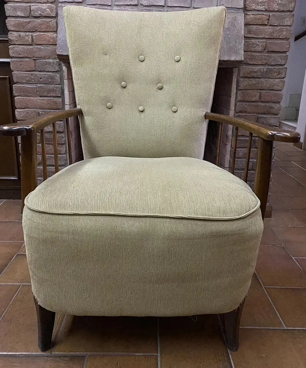 Sillón Clásico madera estilo Luis XV