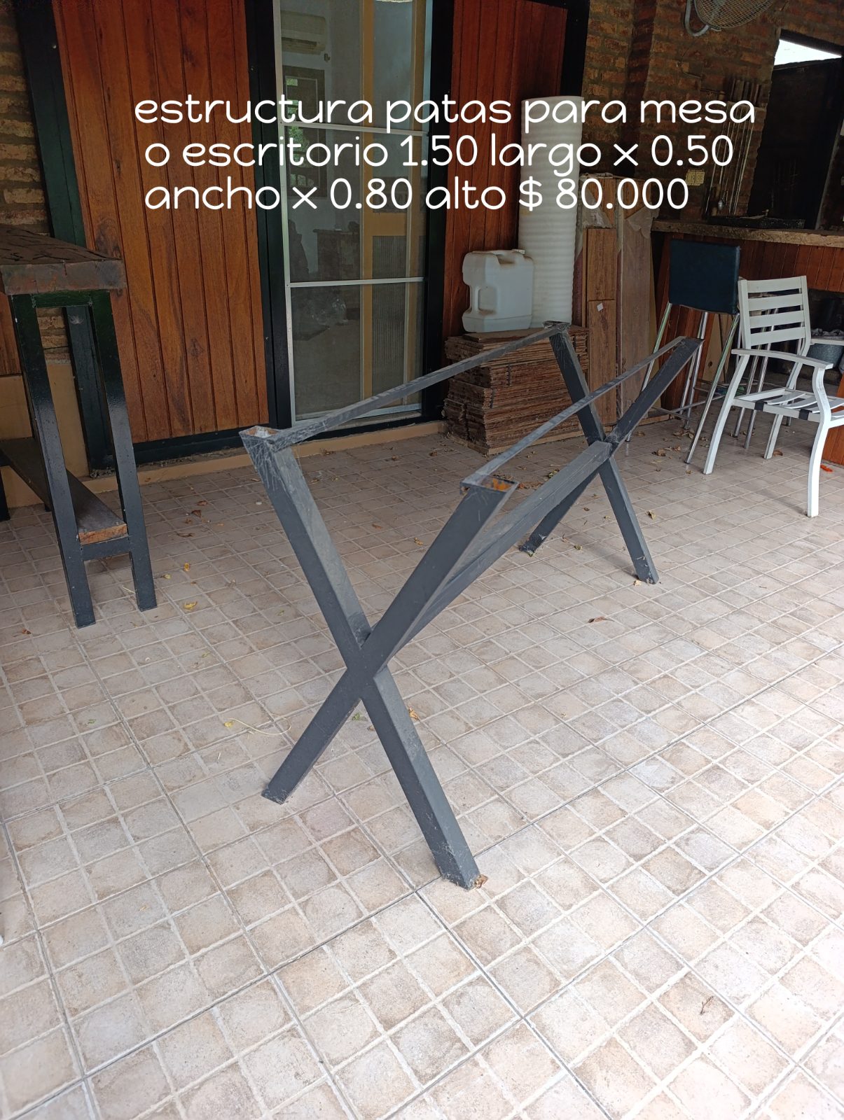 Estructura patas para mesa o escritorio