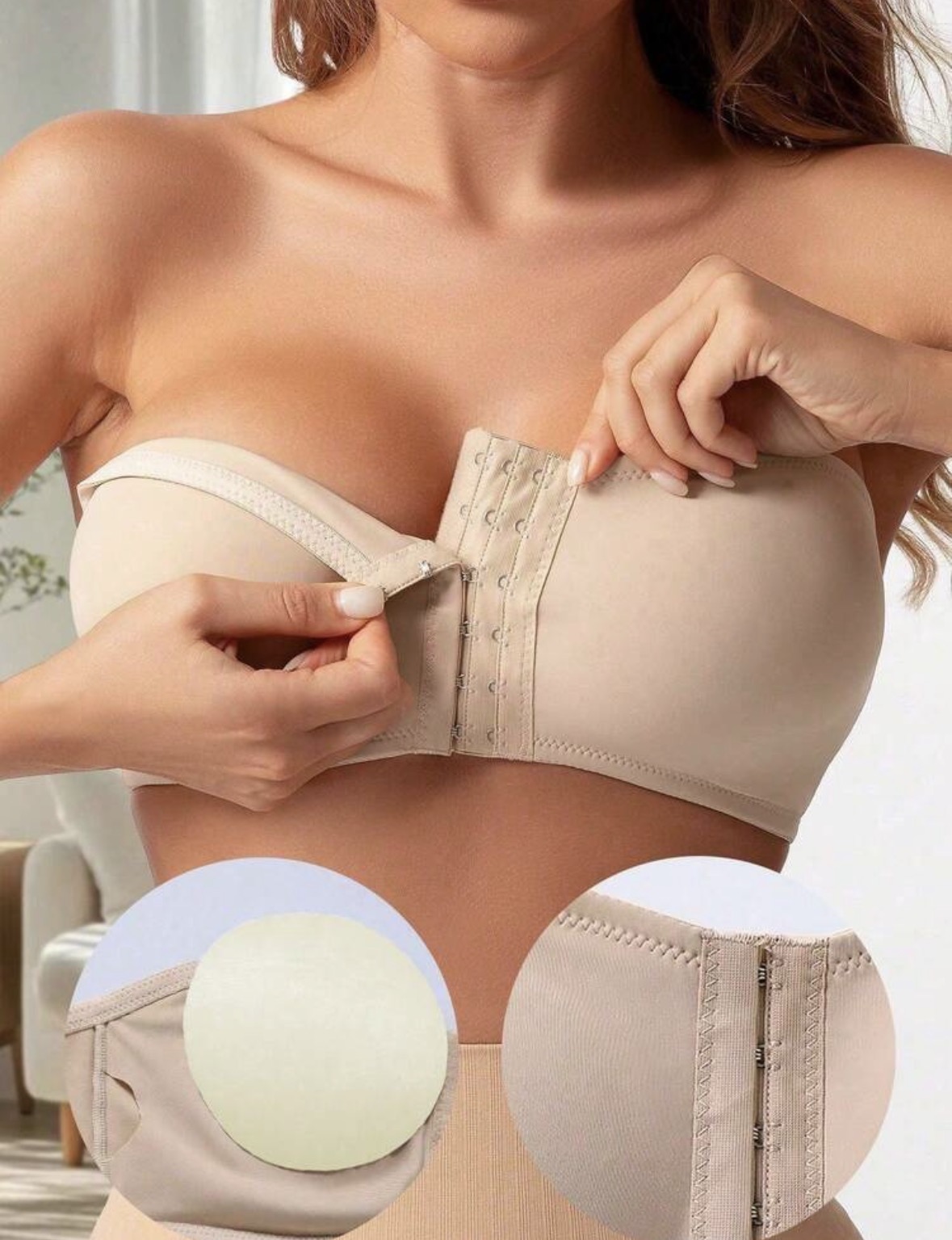 Corpiño sin tirantes