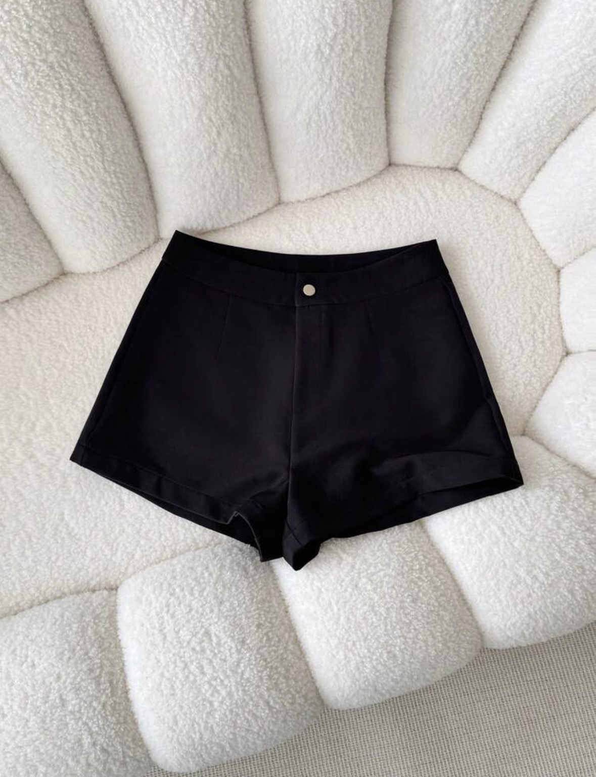Short de vestir negro