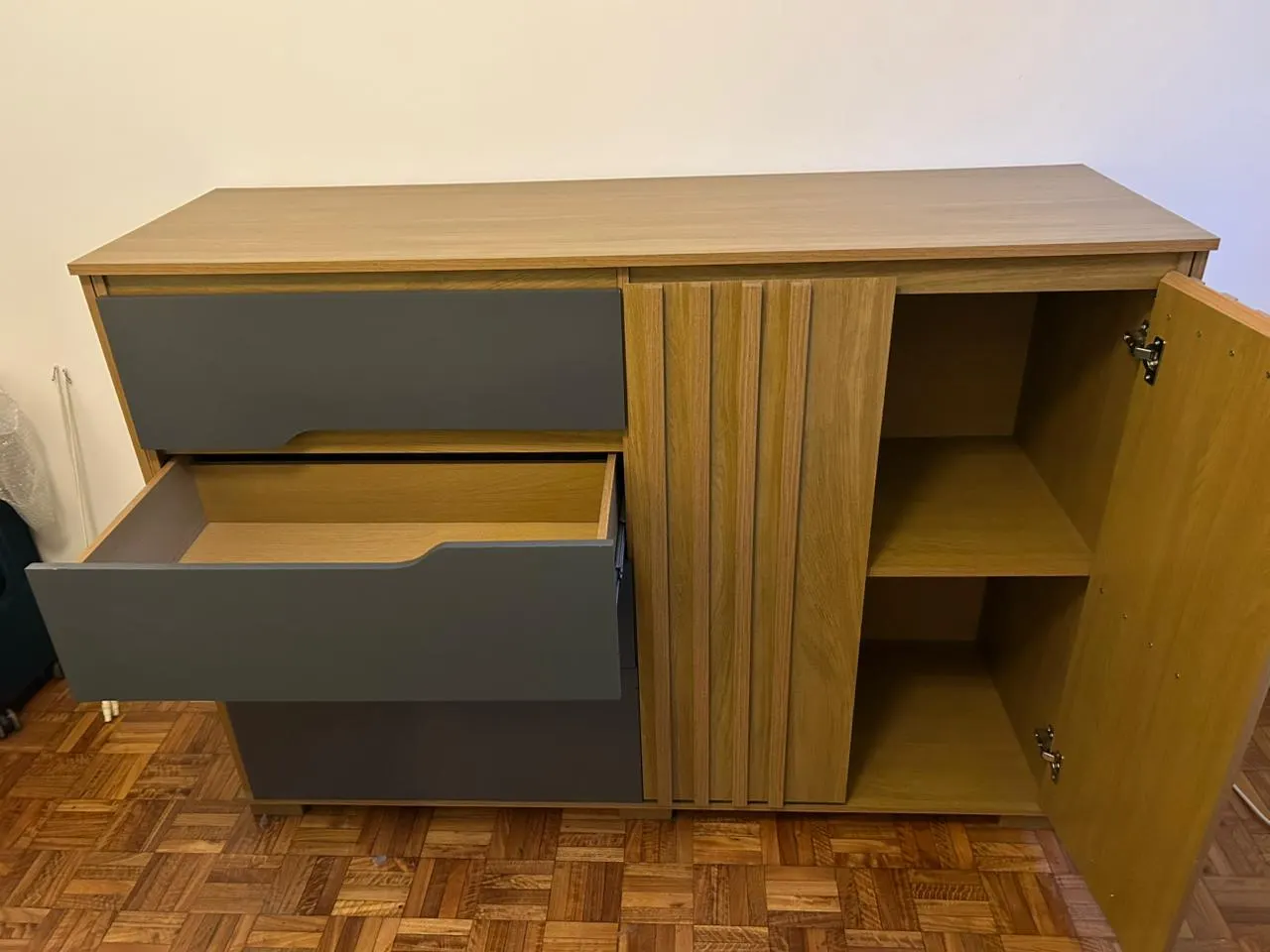 Comoda Texas de MDP con 4 Cajones y 2 puertas — foto 4