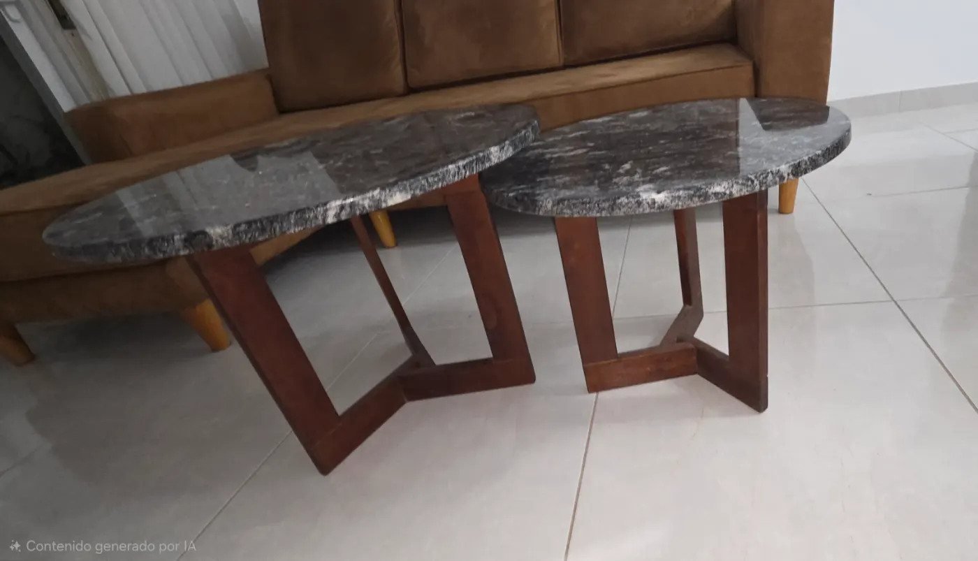 Mesa de centro/ ratona de marmol