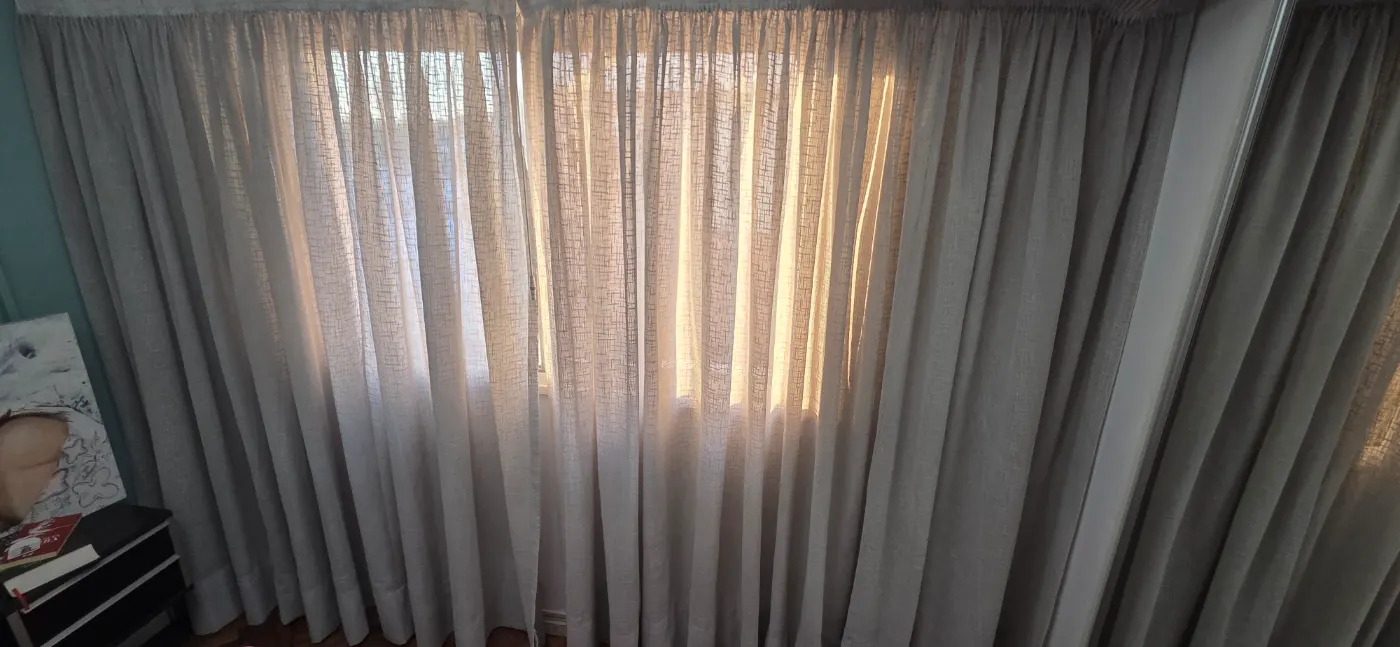 Cortinas 3 metros en total