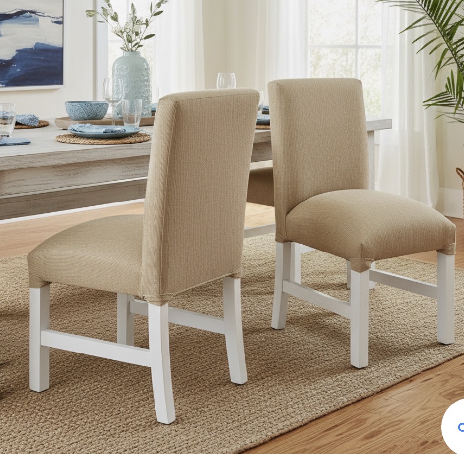 Juego de 6 sillas sin detalles -pana-