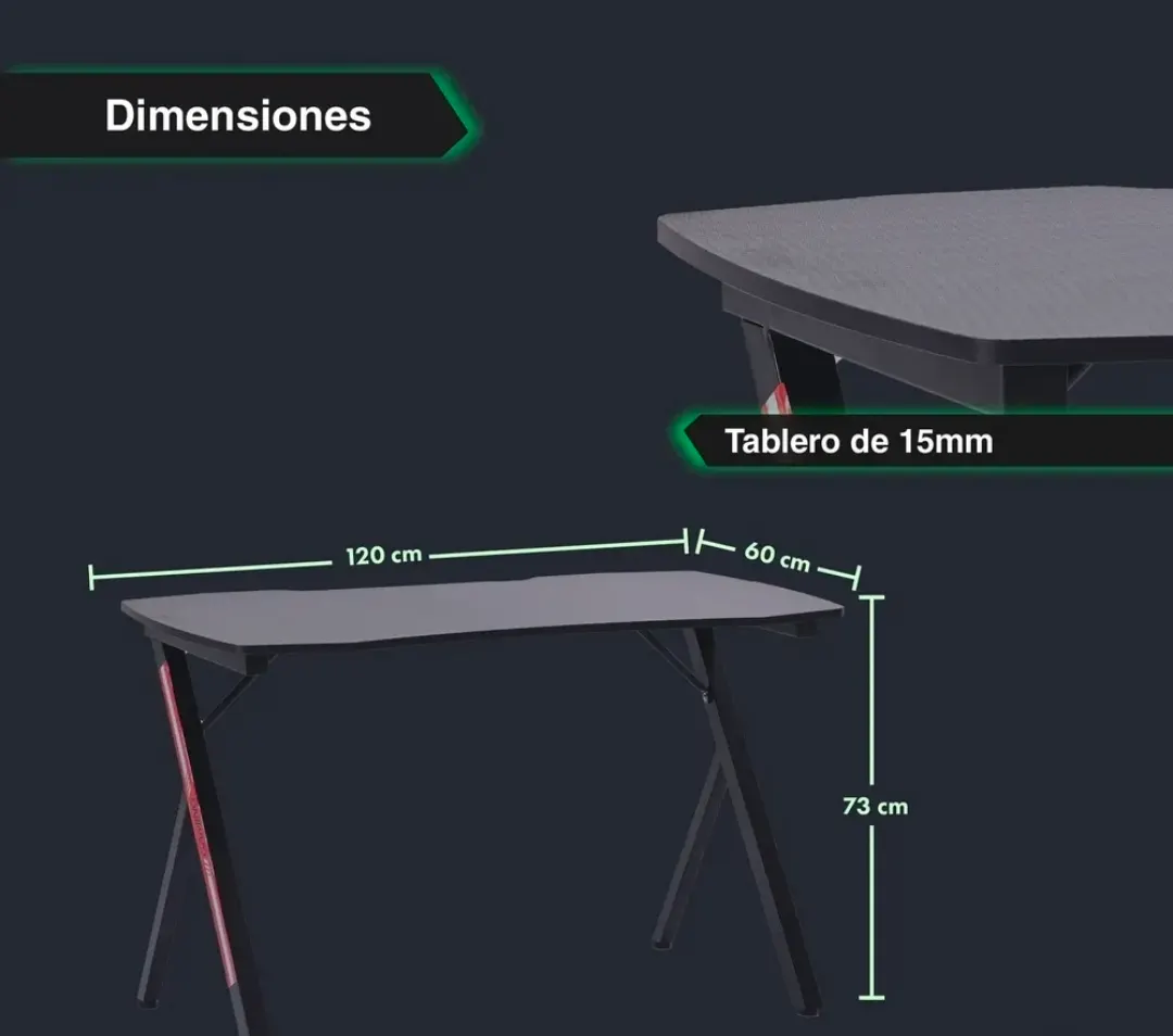 MESA - ESCRITORIO GAMMER — foto 2