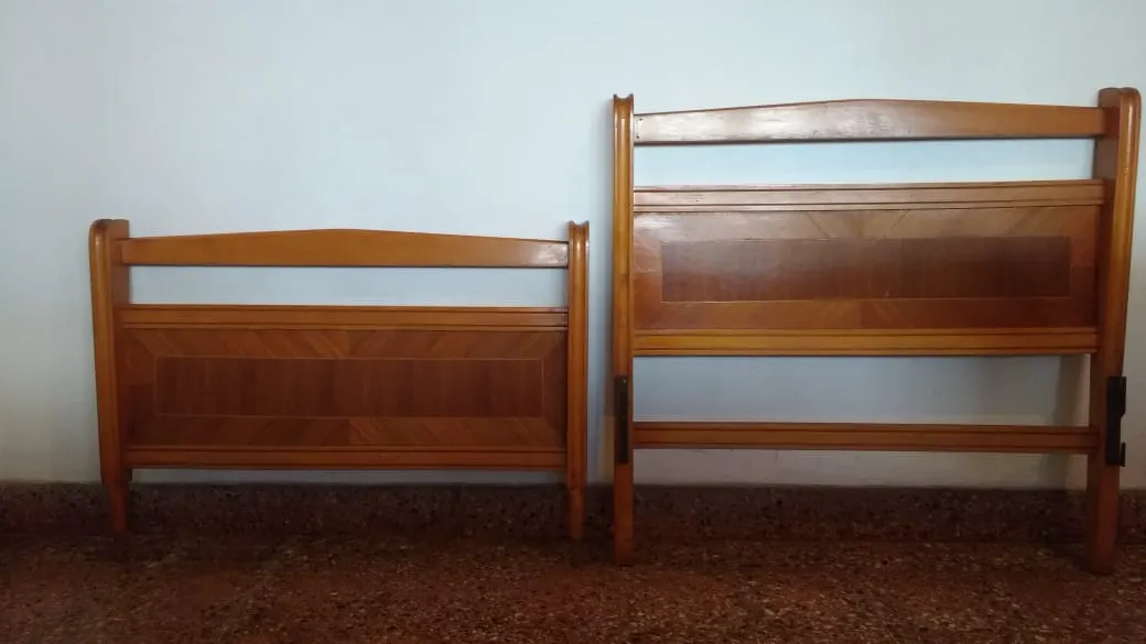 Respaldo de cama y pie de cama una plaza 