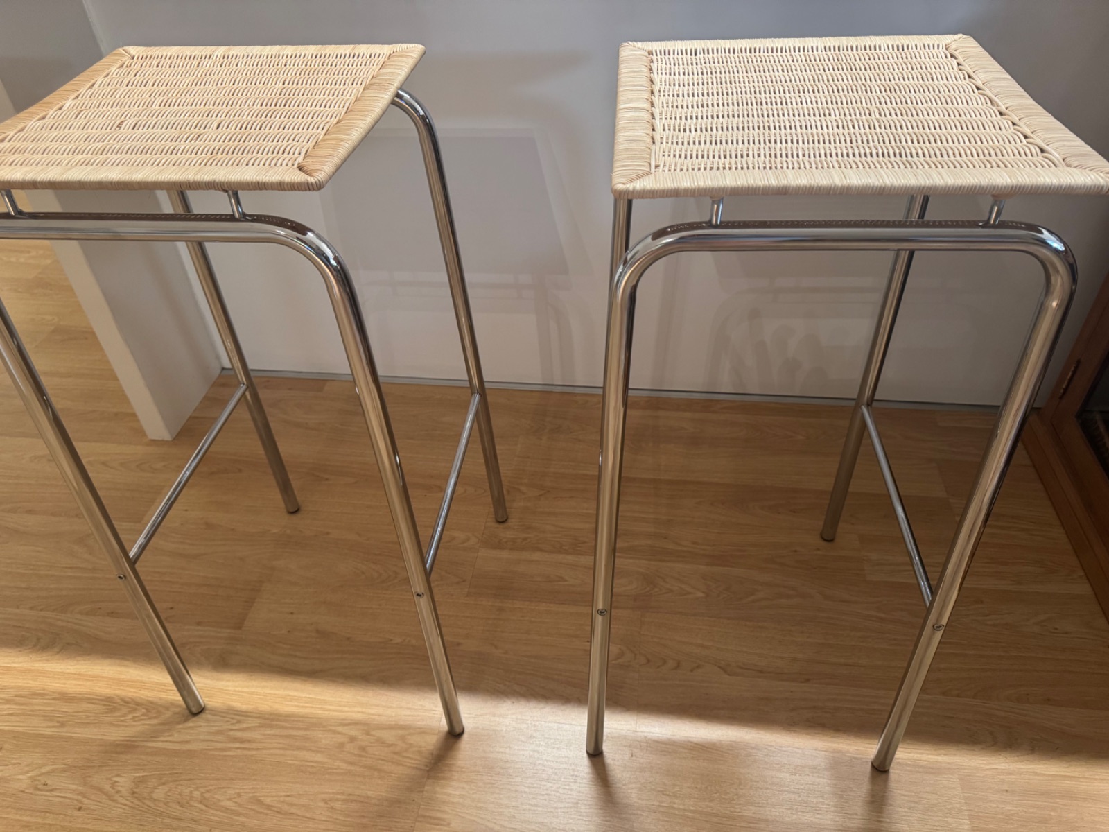 Banqueta alta rattan