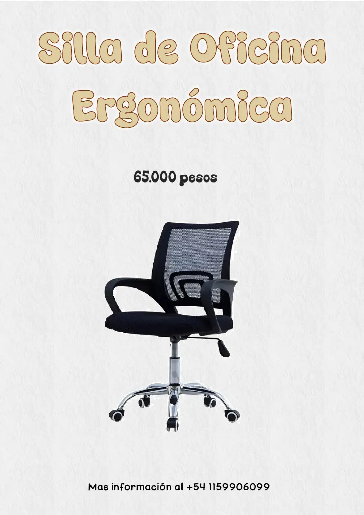 Silla de escritorio 