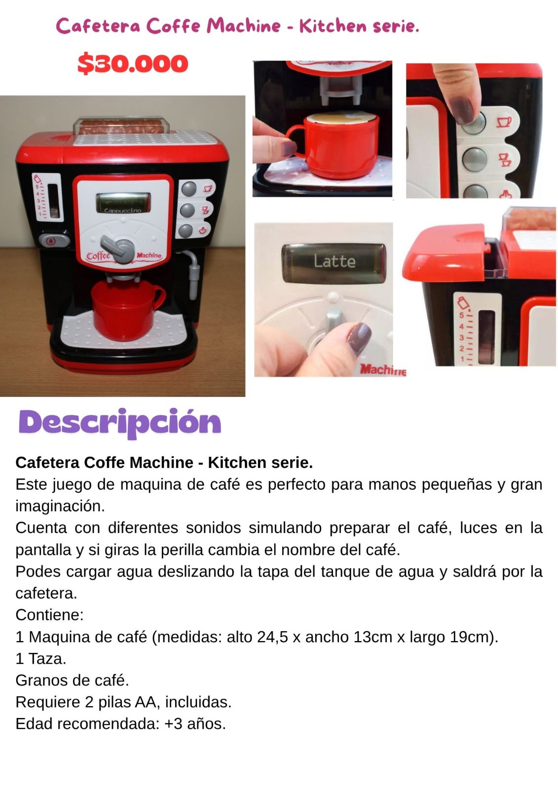 Cafetera Coffe Machine - Kitchen serie.
