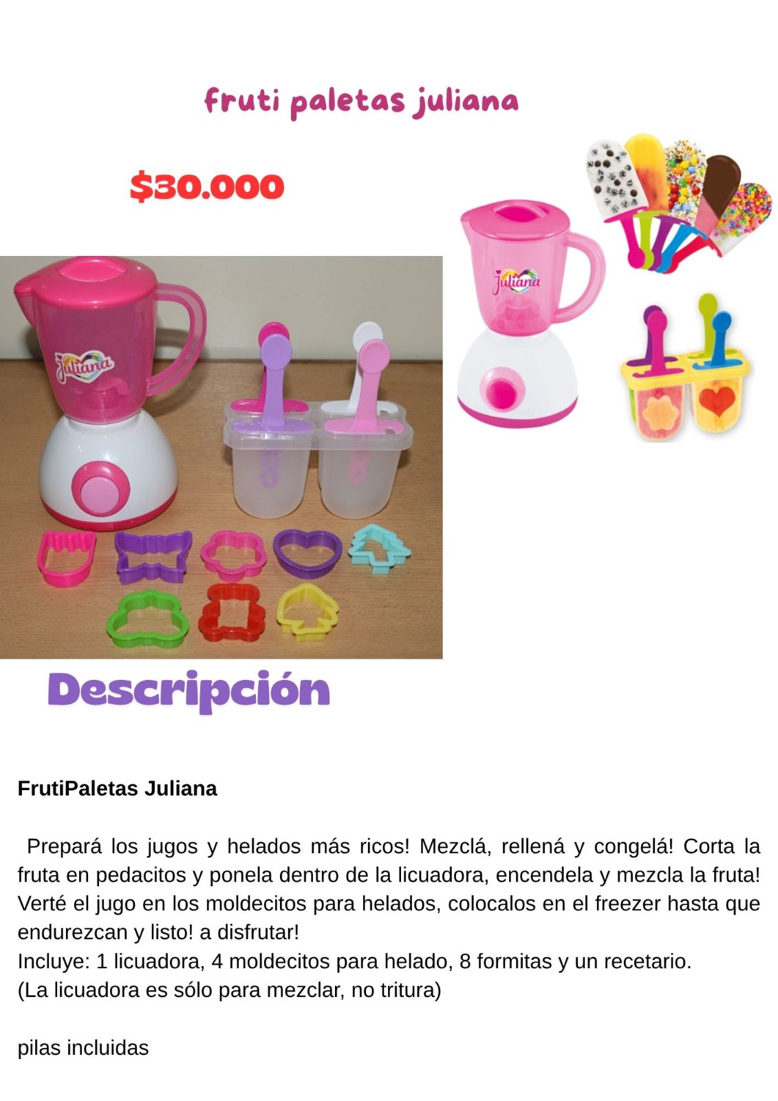 fruti paletas juliana