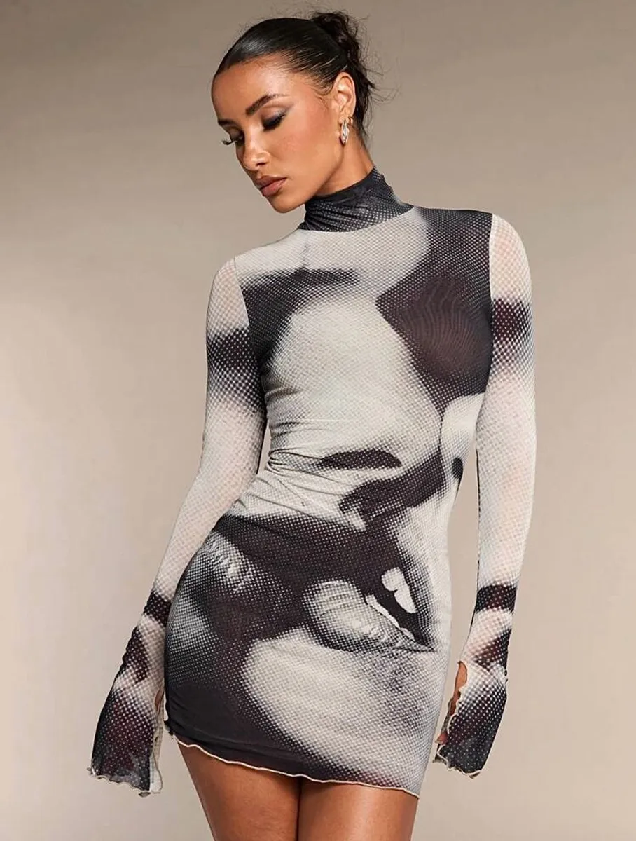 Vestido Manga larga SHEIN