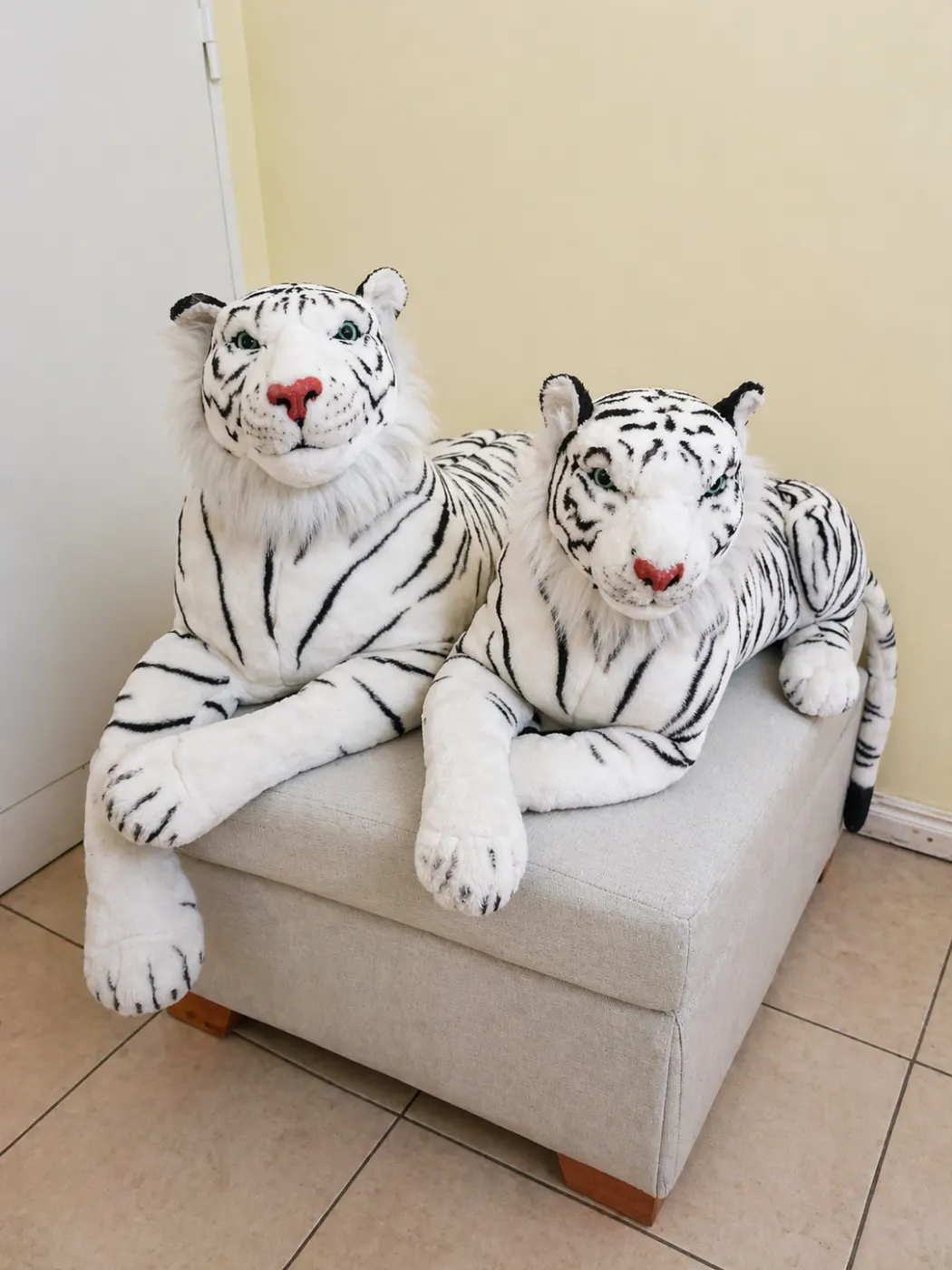 Peluche x2 tigre bengala GRANDES 