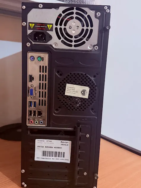 Computadora - CPU  - Disco Solido y Fuente de Alimentacion nuevos