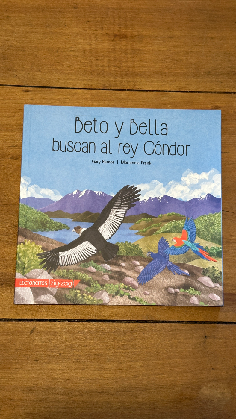 libro infantil “Beto y Bella buscan al rey Cóndor”.