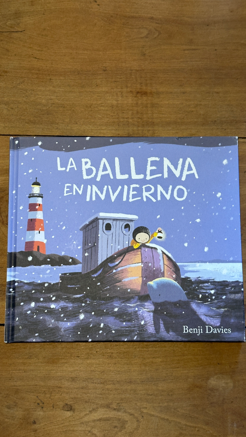 libro infantil “La Ballena en Invierno” de Benji Davies.