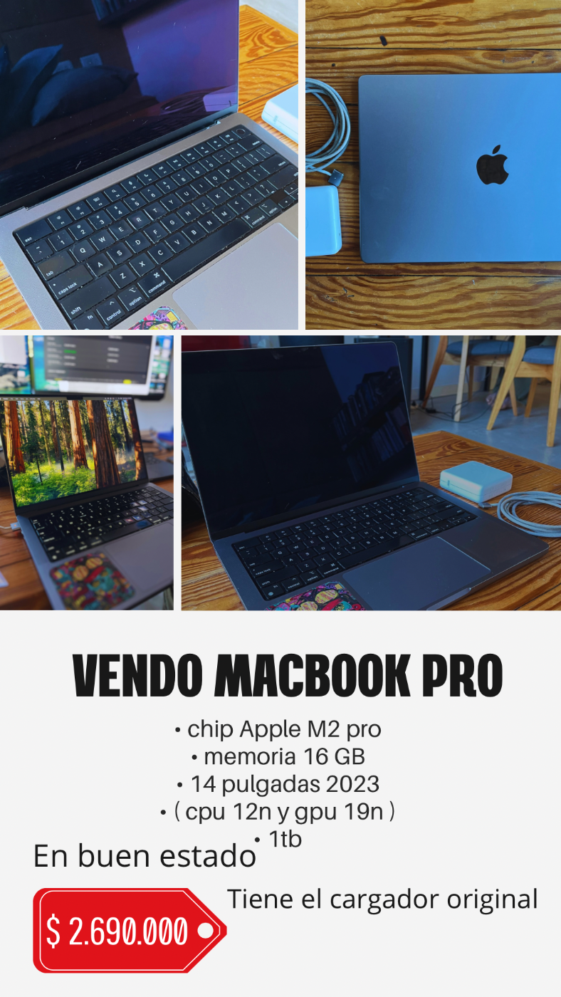 VENDO MACBOOK PRO 14