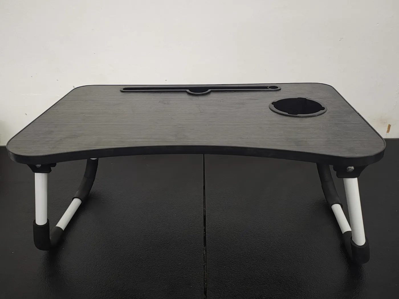 Desayunador Mesa Plegable con Porta Vaso