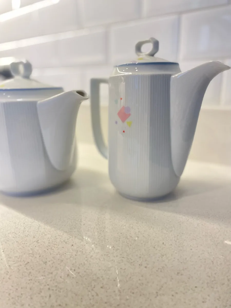 Set de tetera y cafetera porcelana Tsuji