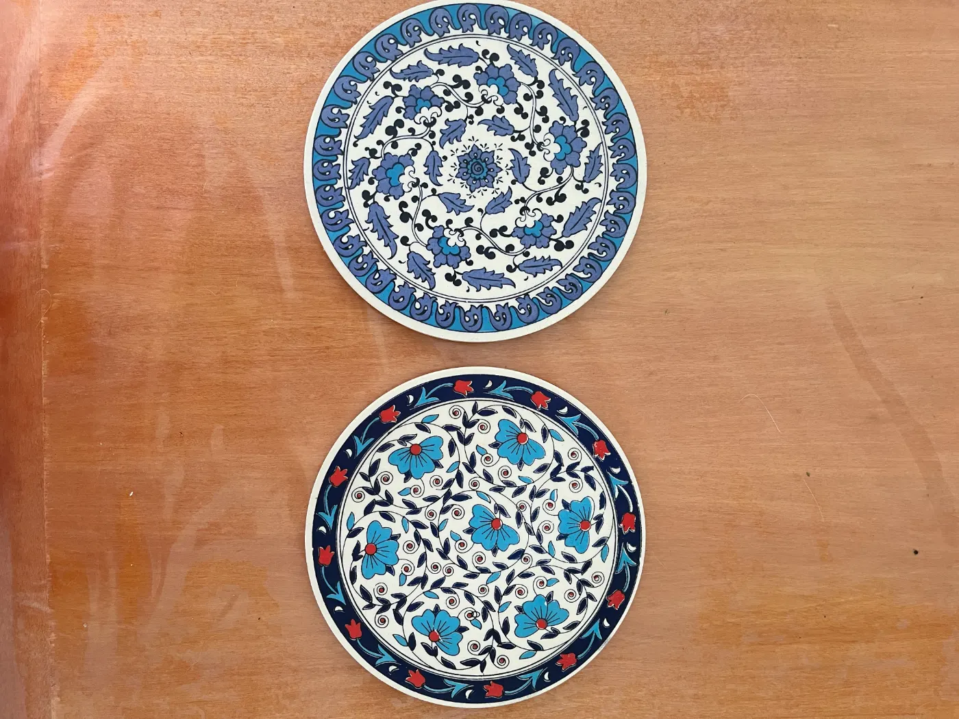 Set de 2 Apoya Fuentes / Posaplatos Iznikium - Made in Turkey